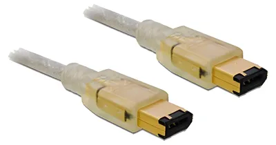 Obrázek produktu pro DeLOCK FireWire A/A, 1.0m, Šedá, Samec/samec, 1 m