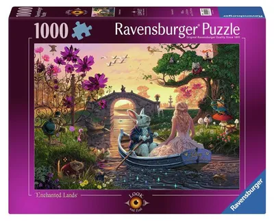 Image de Puzzle Ravensburger Wonderland, 1000 pièces.