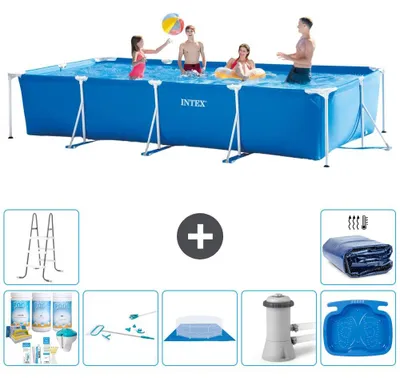 Obrázek produktu pro Obdélníkový bazén s rámem - 450 x 220 x 84 cm - 8 dílů, model S20080