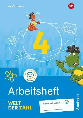 Produktbild von Welt der Zahl 4. Arbeitsheft mit interaktiven Übungen. Für Sachsen