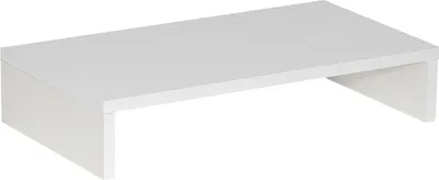 Produktbild von Monitorständer MONITOR Schreibtischaufsatz Bildschirmerhöhung in weiß 50 x 10 x 27 cm (B x H x T)