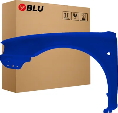 Produktbild von BLU Kotflügel Passend für Skoda Octavia I 1 ( 1U2,1U5 ) 4590 Links Blau DynamicBlau | 1997-2010 | Vorderseite Vorne | Lackiert | Einbaufertig