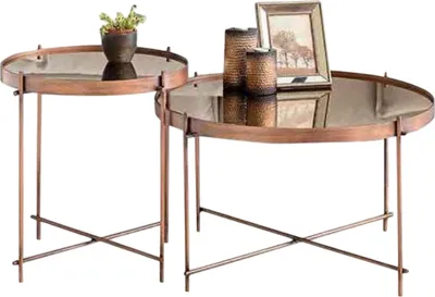Produktbild von Wohnzimmer-Set mit Couchtisch & Beistelltisch – stilvoll und kompakt