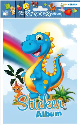 Image de HERMA Sticker Sammelalbum für Kids Dinos A5