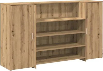 Produktbild von vidaXL Empfangstheke Artisan-Eiche 180x50x103,5 cm Holzwerkstoff