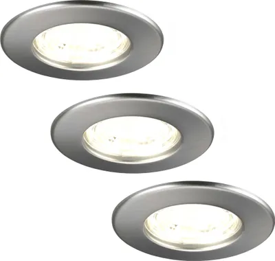Produktbild von Ledvion 3er Set LED Einbaustrahler 5W Warmweiss wasserdicht IP65
