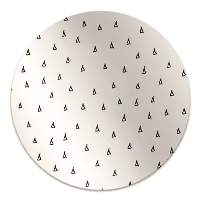 Produktbild von Rundmatte - Stuhlunterlage Bürostuhlunterlage - Rund Ø 100 cm - Bodenmatte - Fußmatte - Gezogene Tropfen