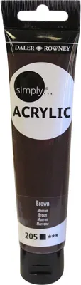 Zdjęcie produktu dla Daler Rowney Simply Farba akrylowa Brown 75 ml 1 szt.