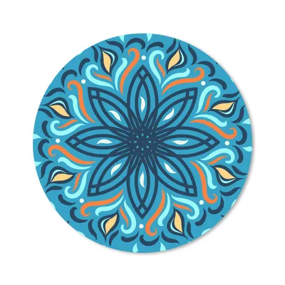 Produktbild von MuchoWow® Mauspad Mousepad Blume - Quadrat - Muster 40x40 cm - Mousepads - Maus Mat - Pad - Mausunterlage - Schreibtisch Accessoires