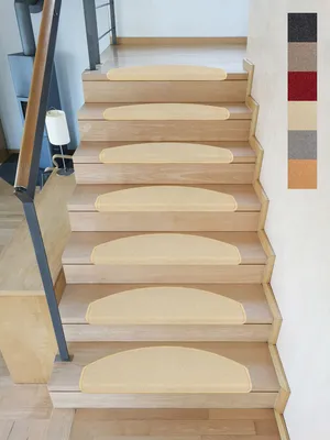 Produktbild von Metzker Stufenmatte Toscana Halbrund Beige 1 Stück