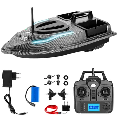 Produktbild von Tekoo GPS Futterboot 500m Reichweite, 40 Feeding Point, Return-to-Home & 2 Akkus, Return to Home, 1,5 kg Köderladung