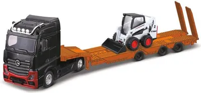 Image de Mercedes Benz Actros Gigaspace LKW-Lader Bobcat Bburago 1:43 32313