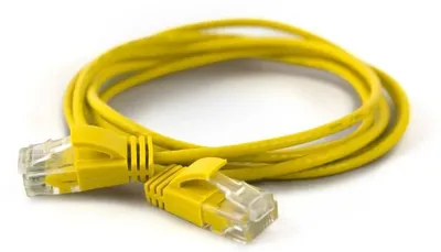 Obrázek produktu pro Wantec 7284, 0,5 m, Cat6a, U/UTP (UTP), RJ-45, RJ-45, Žlutá