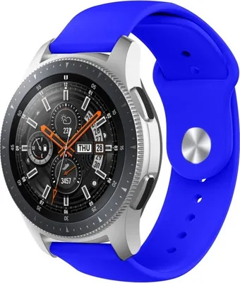 Produktbild von Strap-it Samsung Galaxy Watch 46mm Sportarmband (Blau)