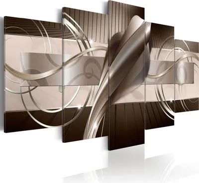 Produktbild von Leinwandbilder 200x100 cm a-A-0202-b-n Vlies Leinwandbild 5 tlg Kunstdruck modern Wandbilder XXL Wanddekoration Design Wand Bild ABSTRAKT