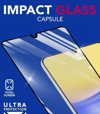Produktbild von Cellularline Impact Glass Capsule - Galaxy A16 / A26 / A17, Samsung, Galaxy A16, Schlagfest, Kratzresistent, Schockresistent, Transparent, 1 Stück(e)