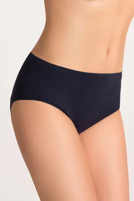 Obrázok produktu pre Vivisence 4001 Dámske nohavičky s vysokým pásom , tmavomodré, XL