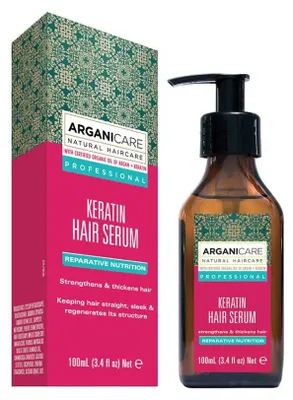 Obrázek produktu pro ArganiCare Keratin, sérum na vlasy, vyživující a posilující, 100 ml