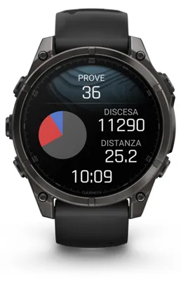 Produktbild von Garmin fenix 8, 3,56 cm (1.4"), AMOLED, Touchscreen, 32 GB, WLAN, GPS