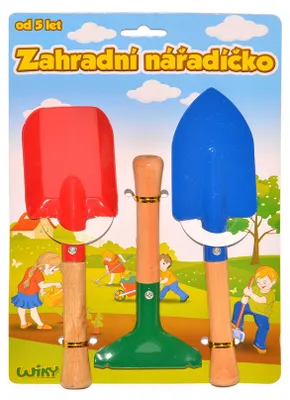 Produktbild von Gartengeräte aus Metall für Kinder 3-tlg