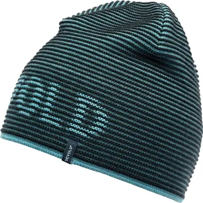 Obrázek produktu pro Devold Rib Logo Merino Beanie Cameo 58 Lyžařská čepice