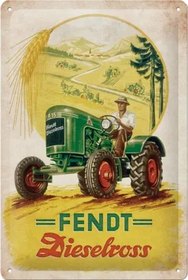 Produktbild von Nostalgic-Art - Blechschild 20 x 30cm - Fendt - Fendt Dieselross