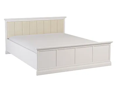Produktbild von AX LIVING 160 x 200 Bett Levantos L160 – Eleganz und Komfort, Weiß Opal