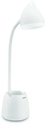 Produktbild von Philips Hut DSK213 40K Funkčná stolná lampa LED, 4,5 W, 80 lm, 3000 K, biela (929003241007)