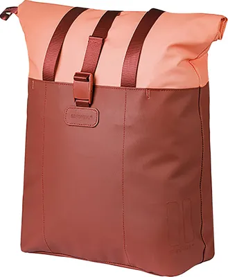 Produktbild von Basil Fahrradshopper Vive MIK Hooks burgund/pink, 15-20 ltr, MIK Hooks