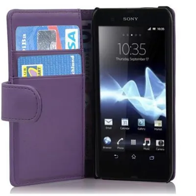 Zdjęcie produktu dla Cadorabo pokrowiec na Sony Xperia T pokrowiec ochronny na telefon komórkowy pokrowiec ochronny Book Case Etui Cover