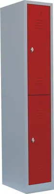 Produktbild von Spind Garderobenschrank Doppelspind doppelstöckig 180 x 31,5 x 50cm 520214