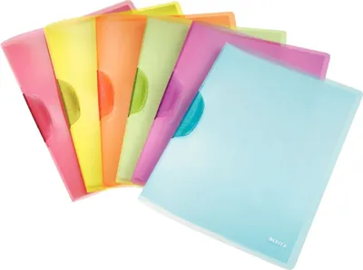 Produktbild von Leitz - Klemmap Leitz 4176 A4 PP Assorti | 6 Stück