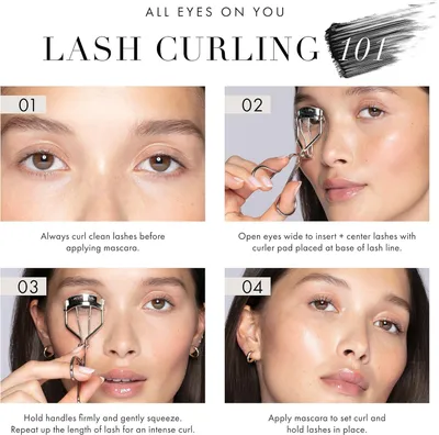 Produktbild von TWEEZERMAN Classic Wimpernzange, Roségold, inkl. 3 Ersatzpads