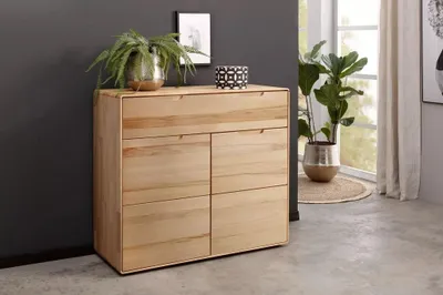 Produktbild von Kommode 100x91cm "Kent" Kernbuche massiv AV