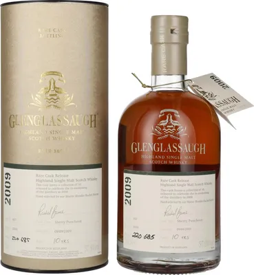 Produktbild von Glenglassaugh 10 Years Old RARE CASK RELEASE 2009 Sherry Puncheon Cask 957 57,9% Vol. 0,7l in Geschenkbox
