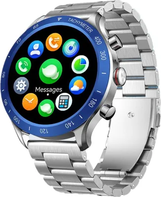 Produktbild von Riversong Smartwatch Motiv 9 Max silber SW903 AMOLED
