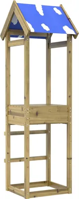 Produktbild von Spielturm Braun Massives imprägniertes Holz