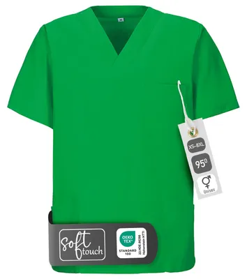 Produktbild von Schlupfkasack, uni, kelly green, M : M : Kelly green : 50% Baumwolle 50% Polyester