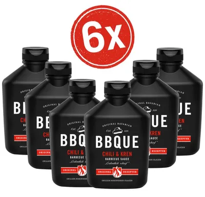 Produktbild von BBQUE Chili & Kren - 6x 400ml
