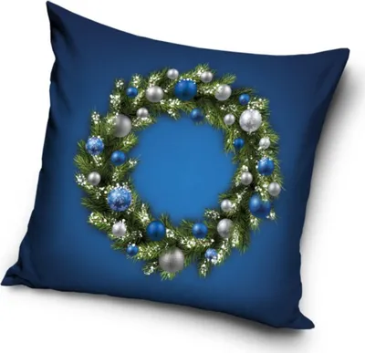 Immagine prodotto di Ghirlanda di Natale Ghirlanda di Natale blu 40x40 cm