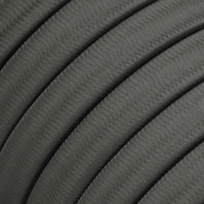 Image de Creative-Cables Câble électrique plat pour caténaire, gris, 25 m, effet soie
