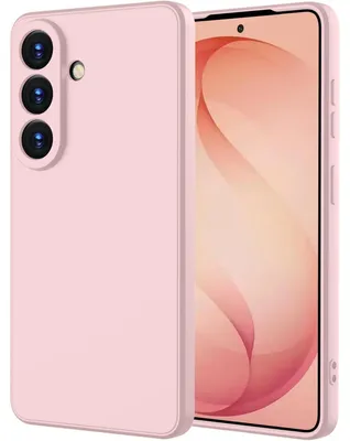 Produktbild von Hülle für Samsung Galaxy S26, Slim Liquid Silikon Gel Gummi Stoßfest Schutzhülle Pink