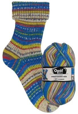 Produktbild von Opal In Variation nach Hundertwasser Werken 100 g Pullover- & Sockenwolle 425 m Farbe 4057 - Regenbaum