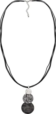 Produktbild von Steuer Modeschmuck Anhänger mit Kette Metall 91cm Schwarz ohne 445040028