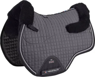 Zdjęcie produktu dla Premier Equine Cc Merino Wool European Gp/jump Square Satteldecken Grau Full Grau Full