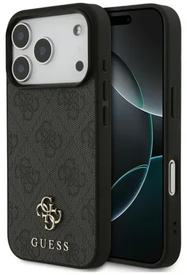 Obrázok produktu pre Púzdro Guess 4G Small Classic Logo MagSafe pre iPhone 18 Pro / 17 Pro, čierna farba