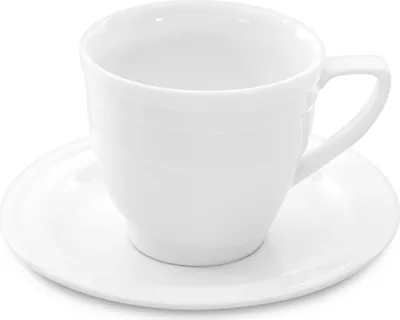 Produktbild von Kaffeebecher & Untertasse, Weiß - Porzellan - BergHOFF|Hotel Line