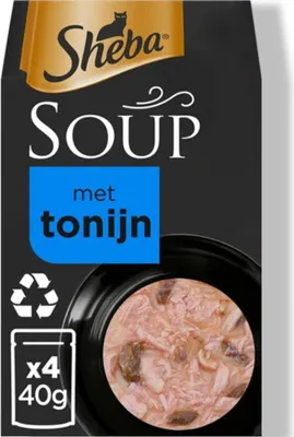 Produktbild von Nassfutter Thunfisch für ausgewachsene Katzen Thunfisch 4x40g Multipack - Sheba