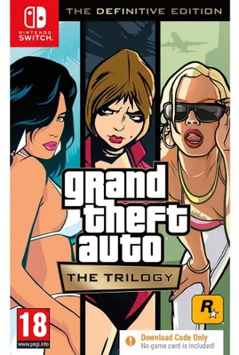 Produktbild von Rockstar Games Grand Theft Auto: The Trilogy – The Definitive Edition, Nintendo Switch, Nintendo Switch, M (Reif), Code in einer Box