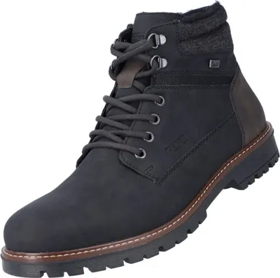 Produktbild von Rieker Herren Stiefelette Warmfutter Reißverschluss F3611, Größe:41 EU, Farbe:Schwarz